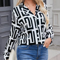 Alouette Parisian Print Blouse