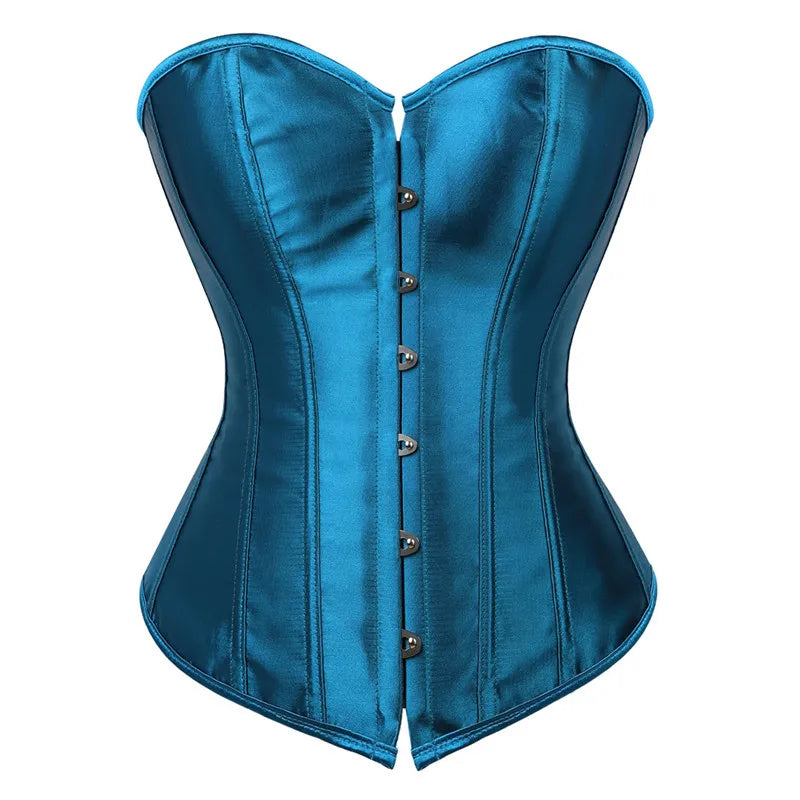 Elara Satin Bustier Top