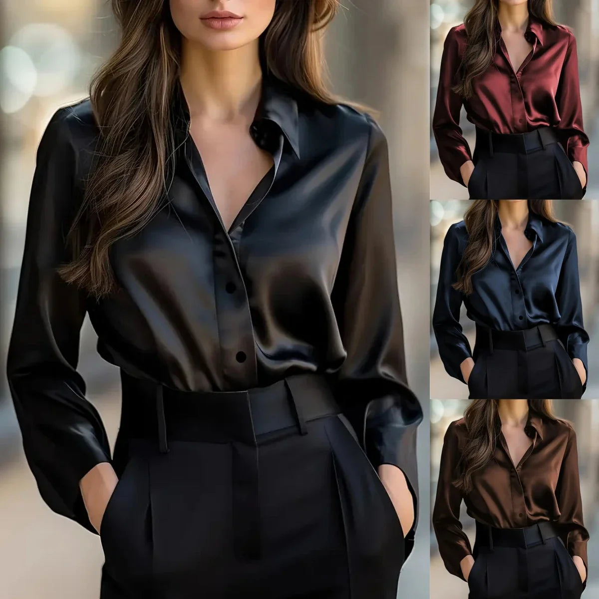 Siena Satin Shirt