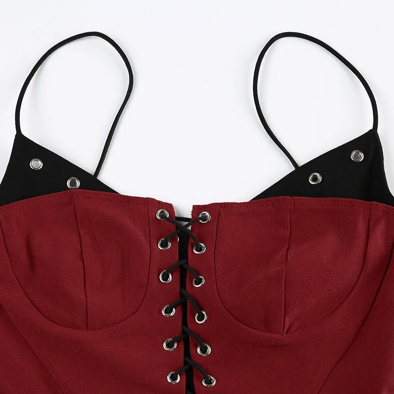 Camila Satin Bustier Top