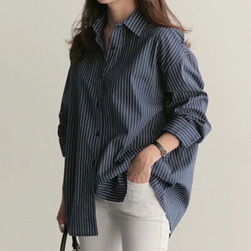 Elsie Drop Stripe Shirt