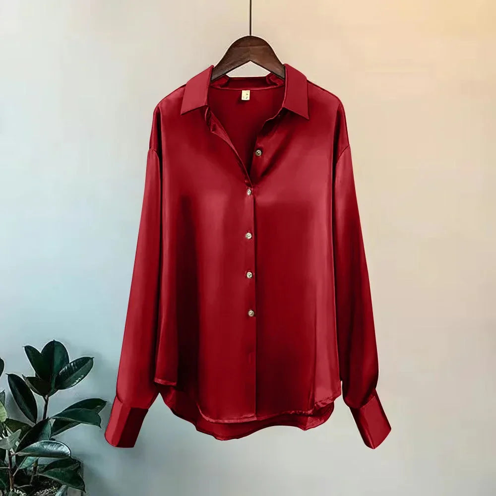 Elvire Satin Blouse