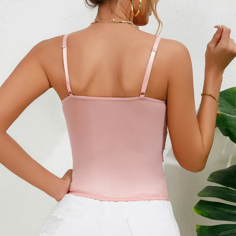 Amara Satin Bustier Top