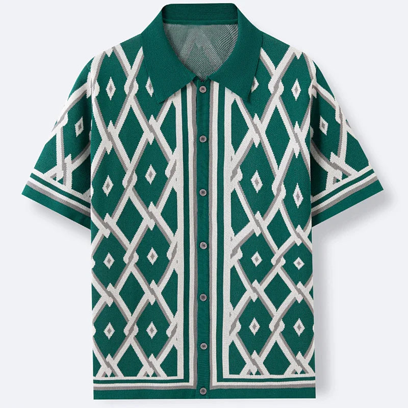 Dante RetroGrid Polo Shirt