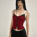 Camila Satin Bustier Top