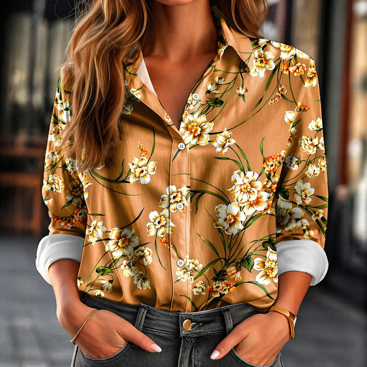 Solenne Floral Shirt