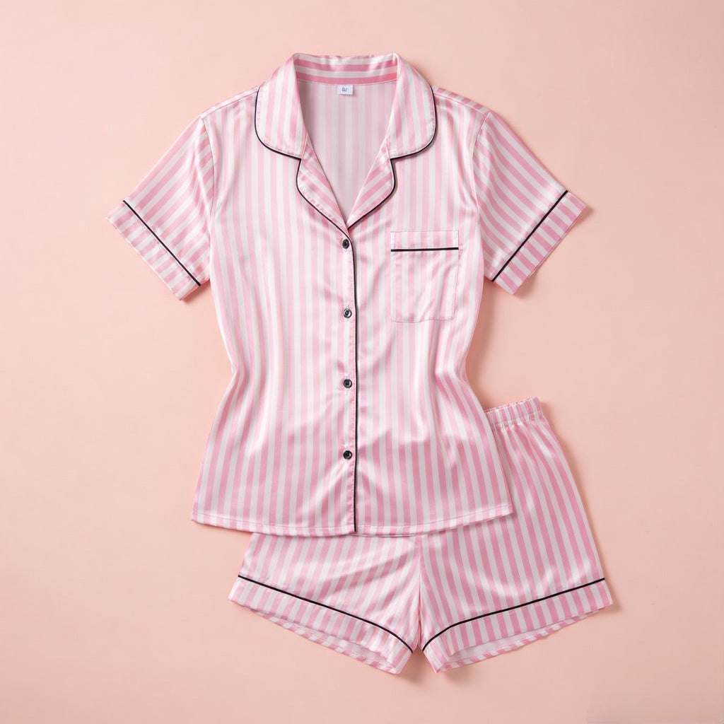 Juliette Satin Short Set