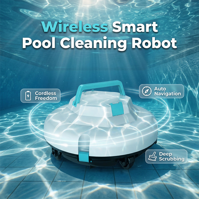 🤖Neu eingetroffen – 50% reduziert!🌊Poolreinigungsroboter | Kabellos · Starke Saugkraft · Intelligente Navigation · Ein-Knopf-Start · Leicht entnehmbarer Filterkorb🏖️